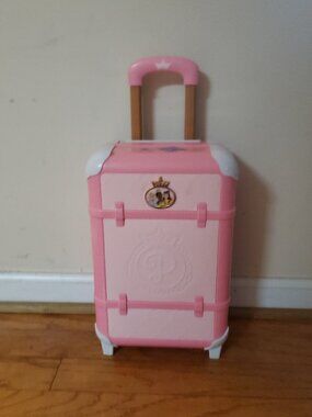 Disney Princess Style Collection Rolling Suitcase Toy Pink Jakks Pacific